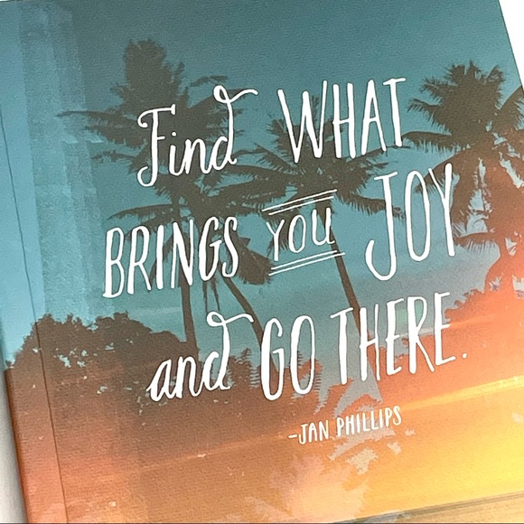 Compendium Find What Brings You Joy & Go There Ruled Notebook Journal New Unused - Picture 2 of 11
